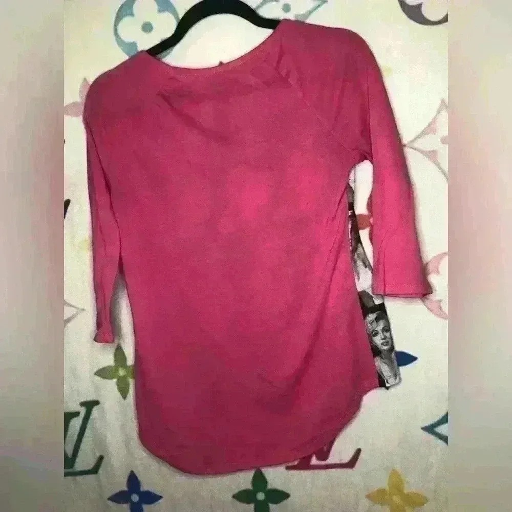Marilyn Monroe Pink & Black Top